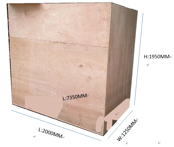 Blister vacuum forming machine or egg trays and meat trays