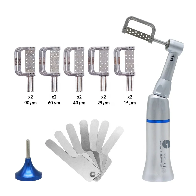 Производство система прав интеллектуальной собственности межзубных полоски 1:1/4:1 orthdontics угловой наконечник бормашины с тест-полосок в наборе