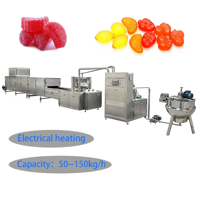 Hot Selling Automatic Gummy Eyeballs Candy Machine Jelly Bean Candy Depositing Line Supplier