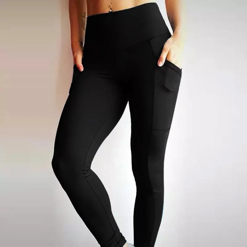 
High waisted seamless fitness & yoga wear pants sportswear butt lift gym legging with side pocket 