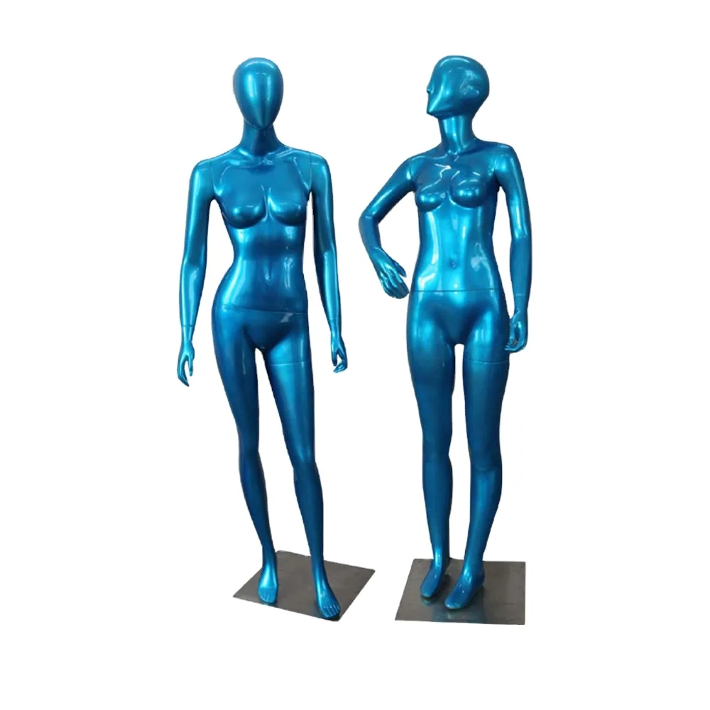 Faceless mannequin full body standing female manikin