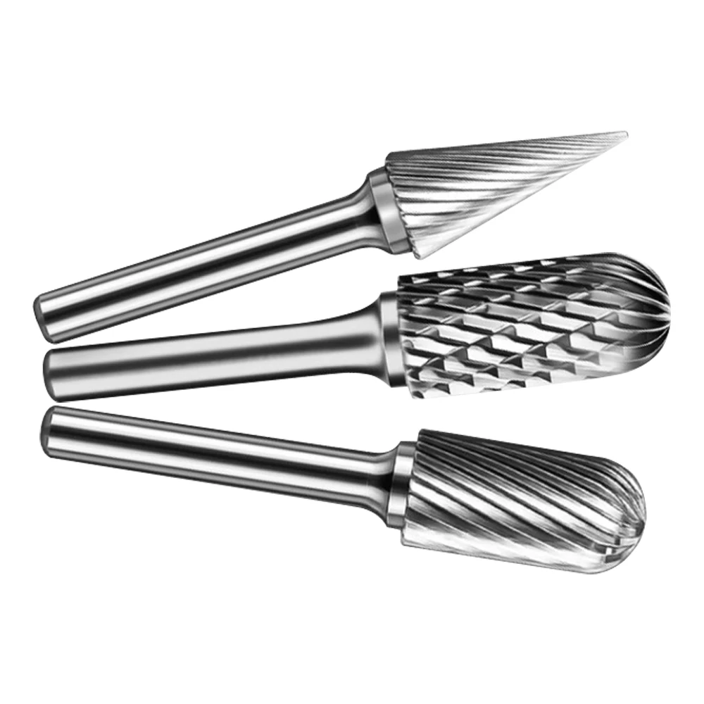 Lanke Tungsten steel carbide rotary file tungsten steel grinding head milling cutter tungsten single and double Rotary Burrs