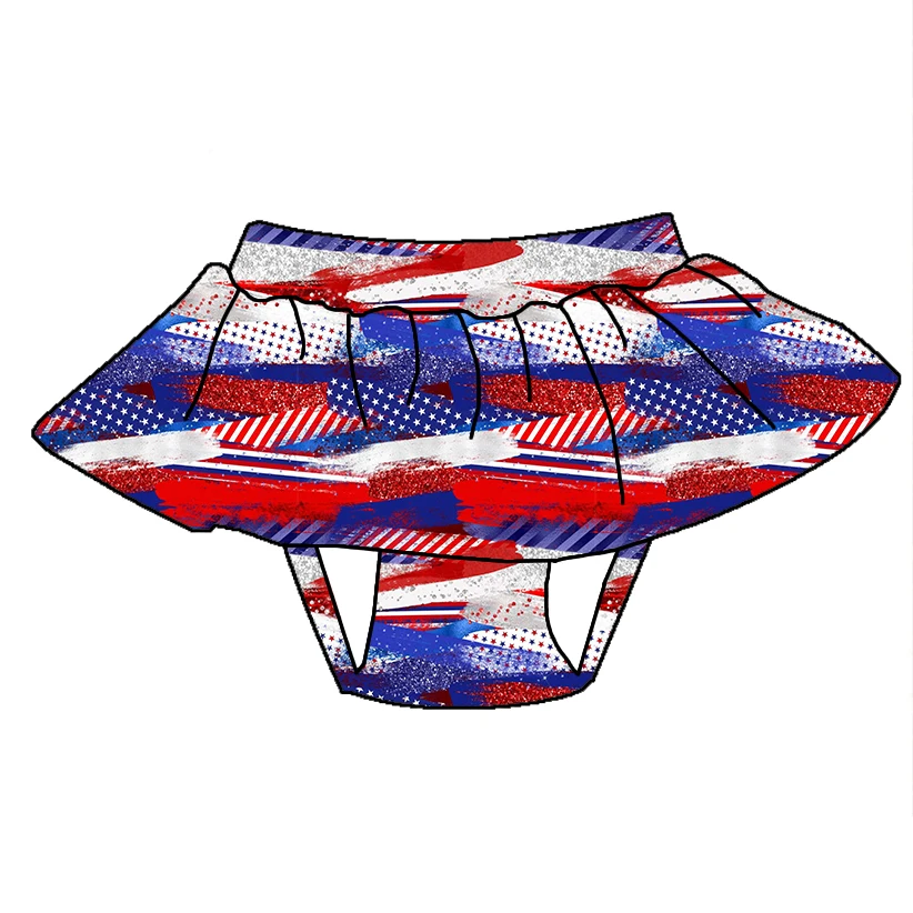 New Girls Short skirt With Panties Multi custom printing ballet dance children baby skirts