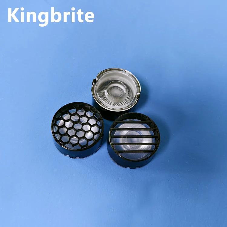 outdoor waterproof 3030 5050 led wall washer lens 1530 3535 led ground light lens With honeycomb /stripe anti-glare cover