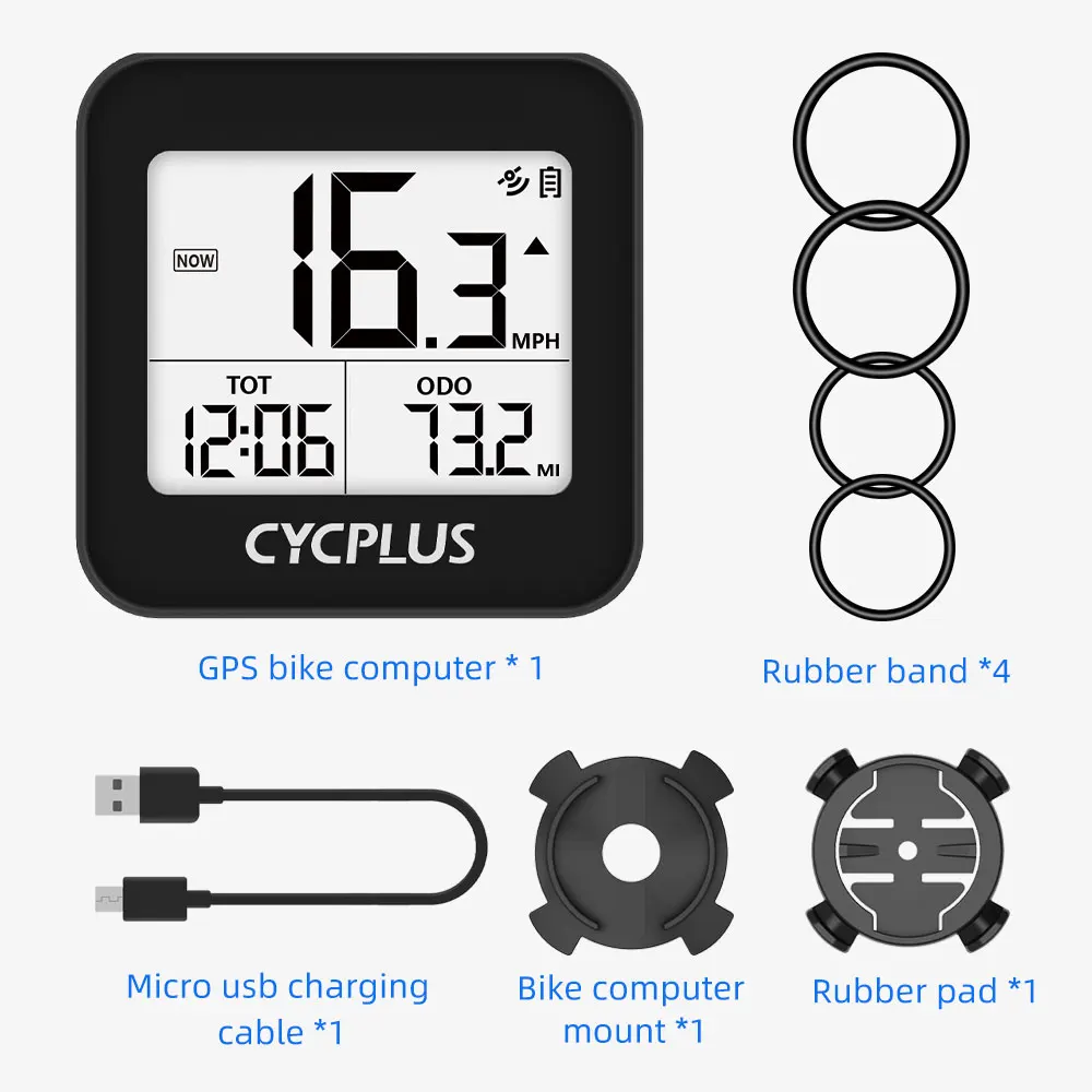CYCPLUS Водонепроницаемый gps велосипедный Спидометр Одометр