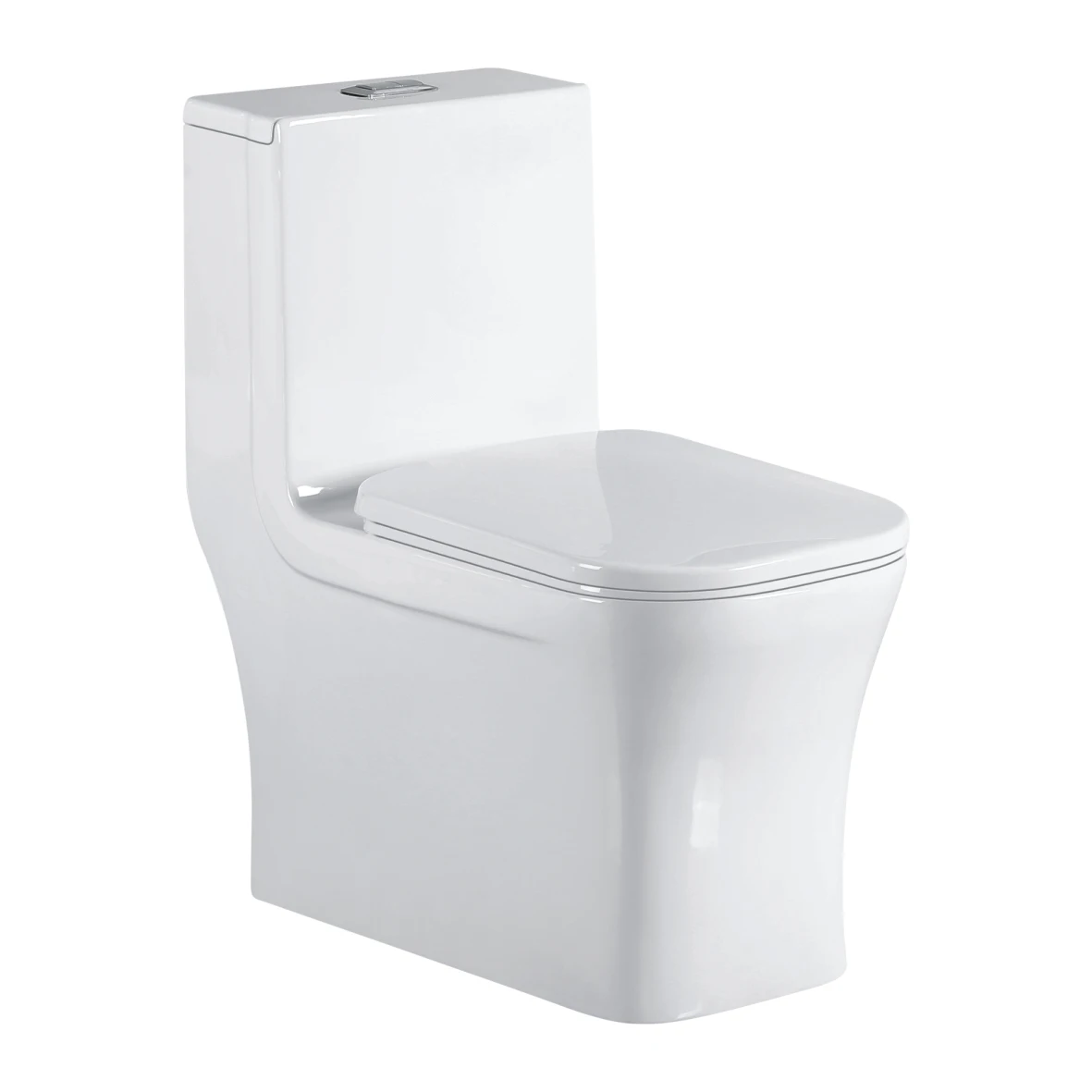 Joynfortune 2022 china dual flush siphonic pp soft closing seat square one piece toilet design modern toilet factory price