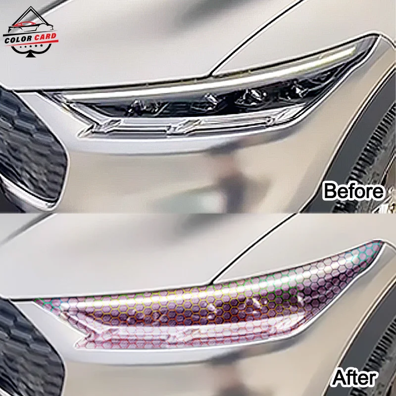 Laser Purple Mutil Colors Car Decoration Chameleon Headlight Tint Car Lamp Film