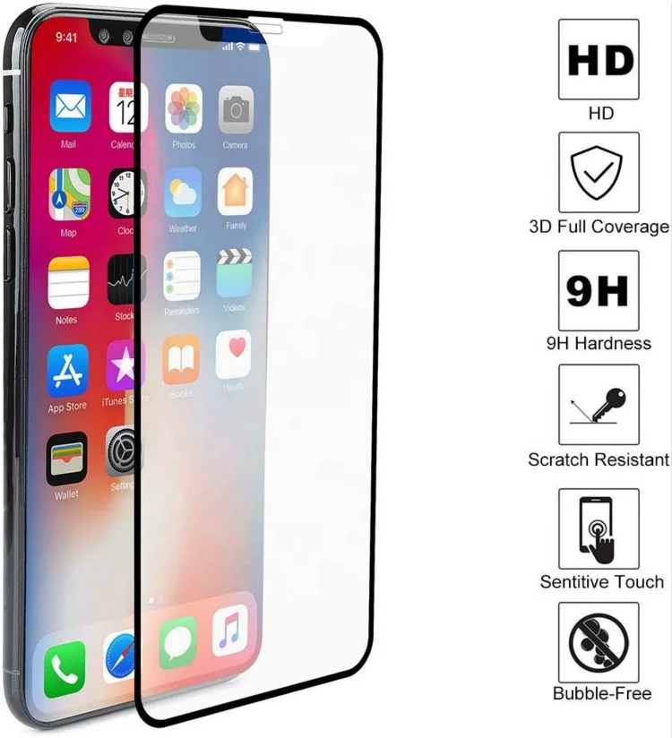 JANIT 5D Matte protection film for iphone 11 pro max cellphone glass screen protector