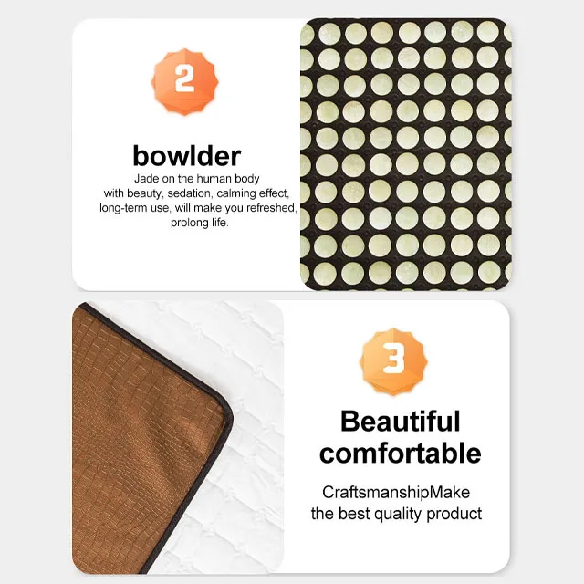 High-end jade heating mat far infrared treatment physiotherapy health care hot compress waist and abdomen treatment instrument