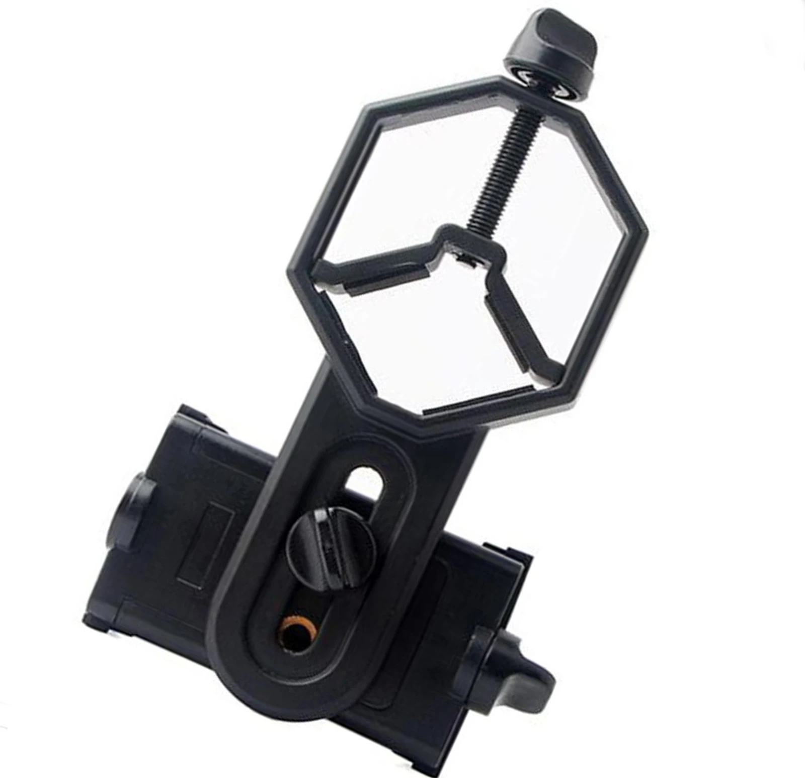 Telescope Universal Adjust Clip Binocular Adapter Holder Spotting Scopes Mobile Phone Camera Lens Astronomical Micro U.S. Patent