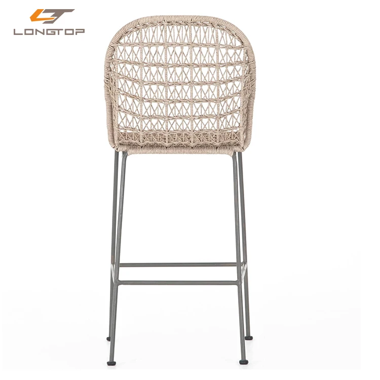Factory Wholesale Gray Stool Designer High Back Clear Cheap Used Silla Bar Barstool