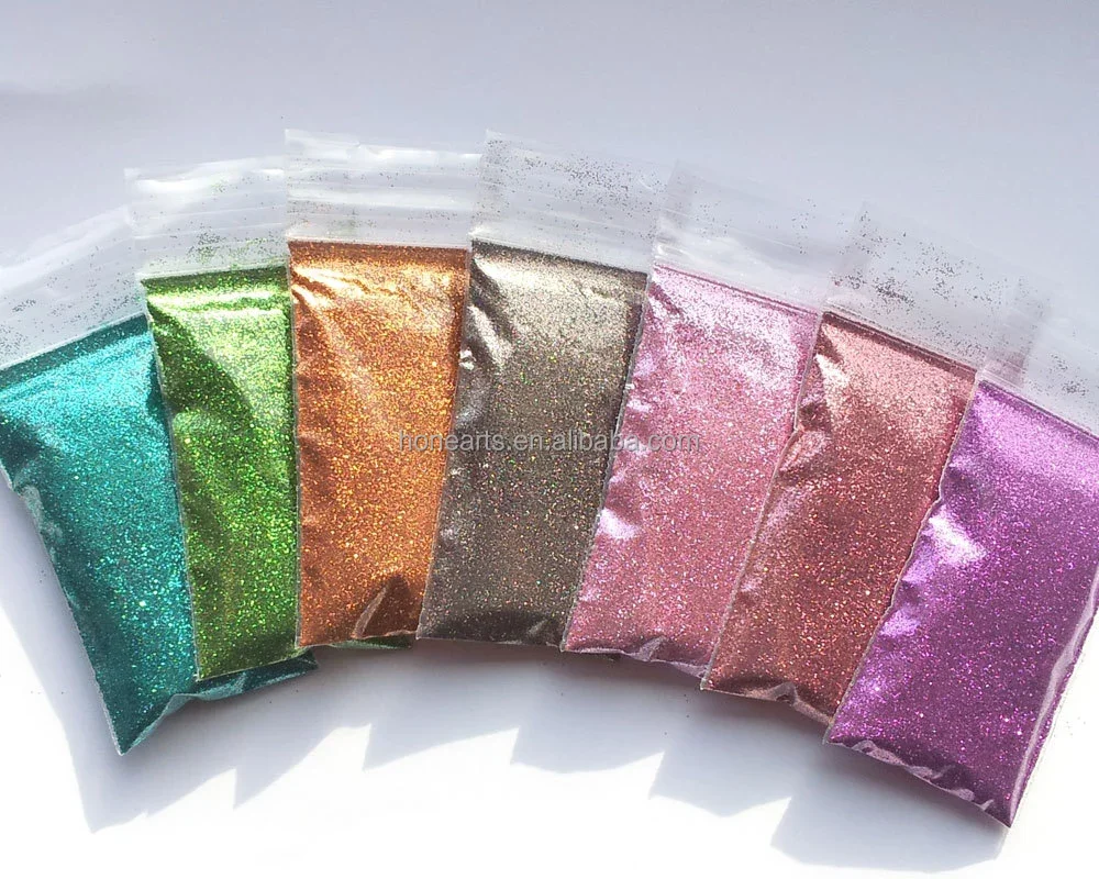 Ultra Fine Glitter, Holographic/  Iridescent Biodegradable Glitter Powder, 100g Arts and Craft Glitter for DIY and crafts