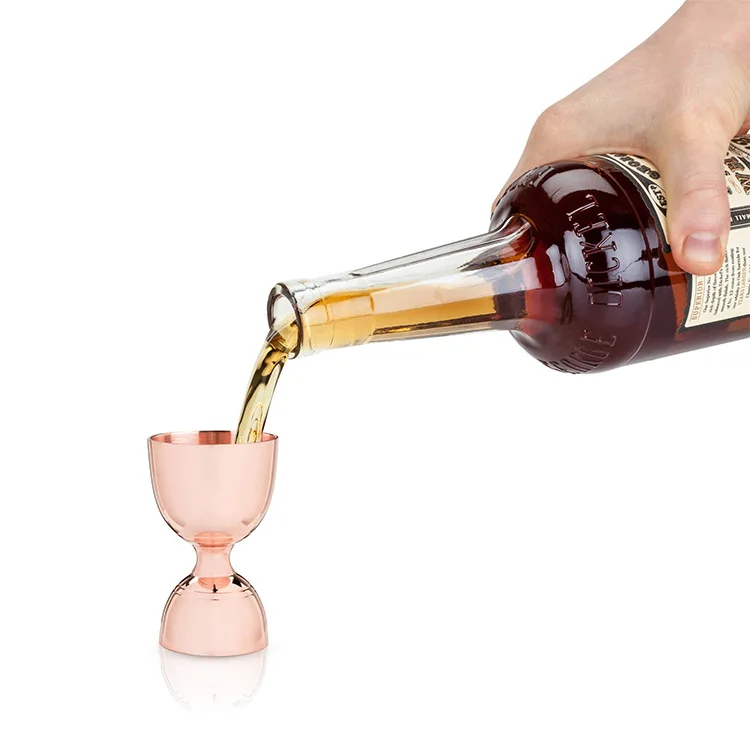 Indian Double-headed Wine Measuring Device Stainless Steel Fine Scale Measuring Cup Ounce Glass Wine Cocktail Jiggers