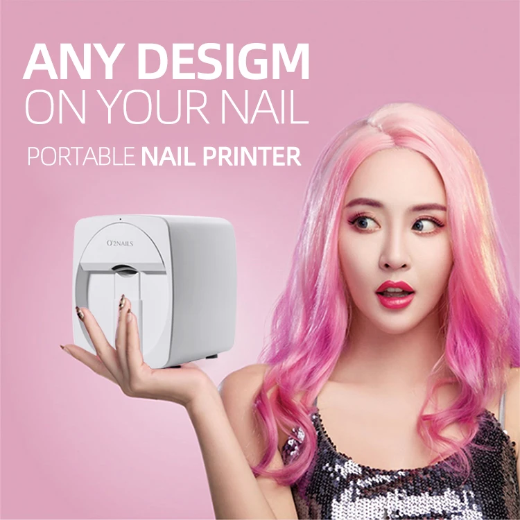 Wholesale o2-nail-printer nail printer machine for plastic nails machine Free polisher