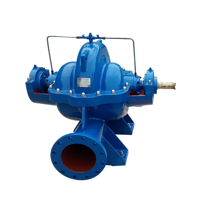 High capacity double suction split casing centrifugal pump for water supply irrigation