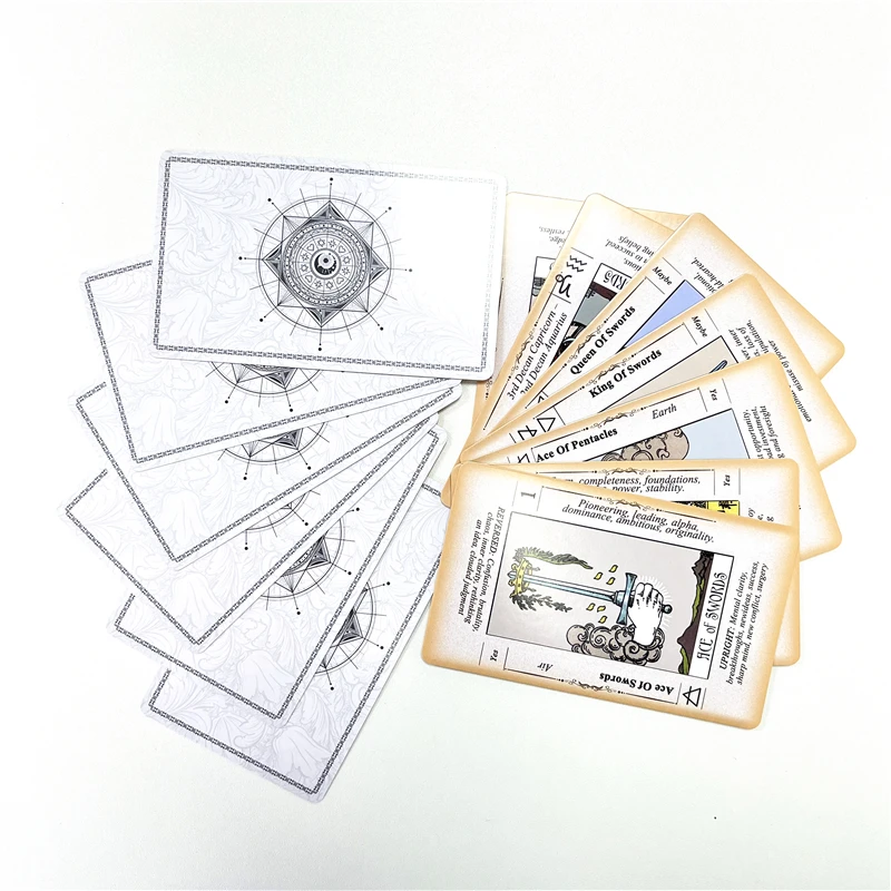 Classical Pattern Factory Design Oracle Cards Customized Printing Tarot Card for Adult