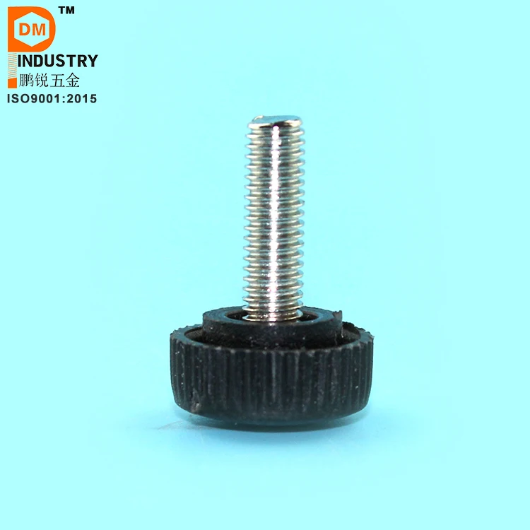 Plastic Nylon Head Galvanized Thumb Screw Furniture Connecting Screw