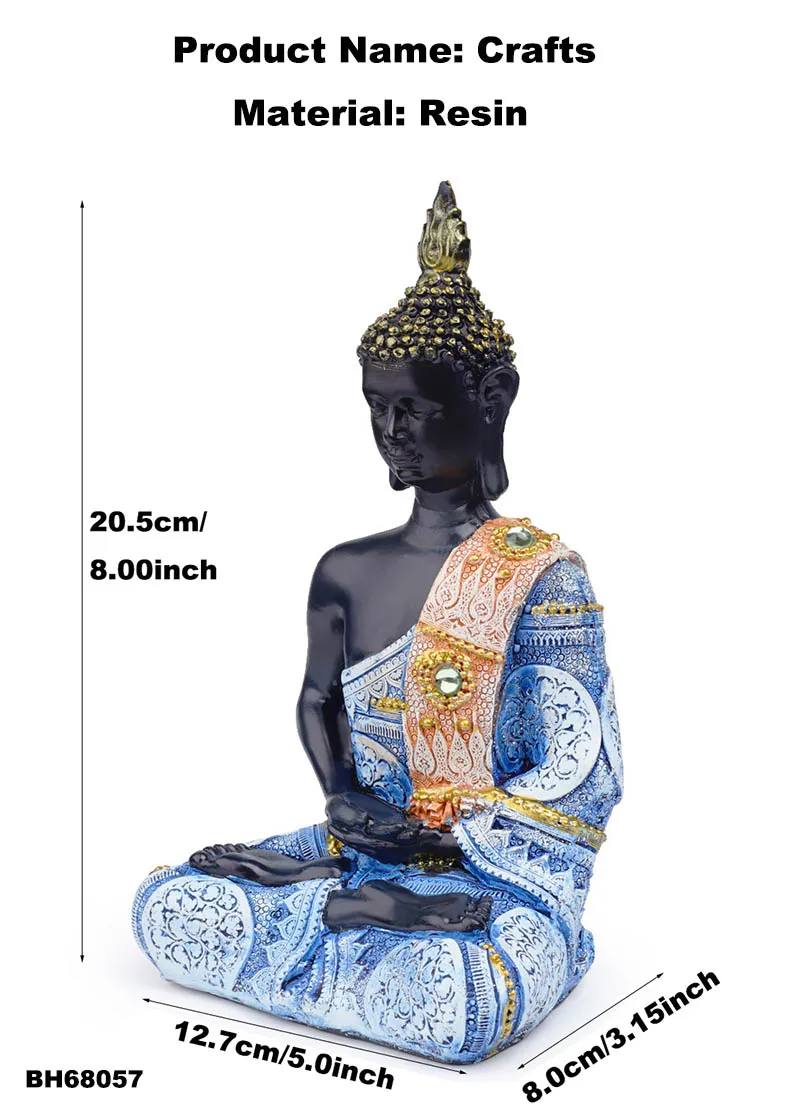 Buddha Hot Sellers Resin Zen Garden Indoor Desktop Miniature With Buddha Resin Crafts Home and Garden Decoration