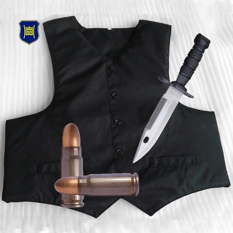 Bullet proof and stab proof vest body armor fabric anti spike knife blade and bullet resistant