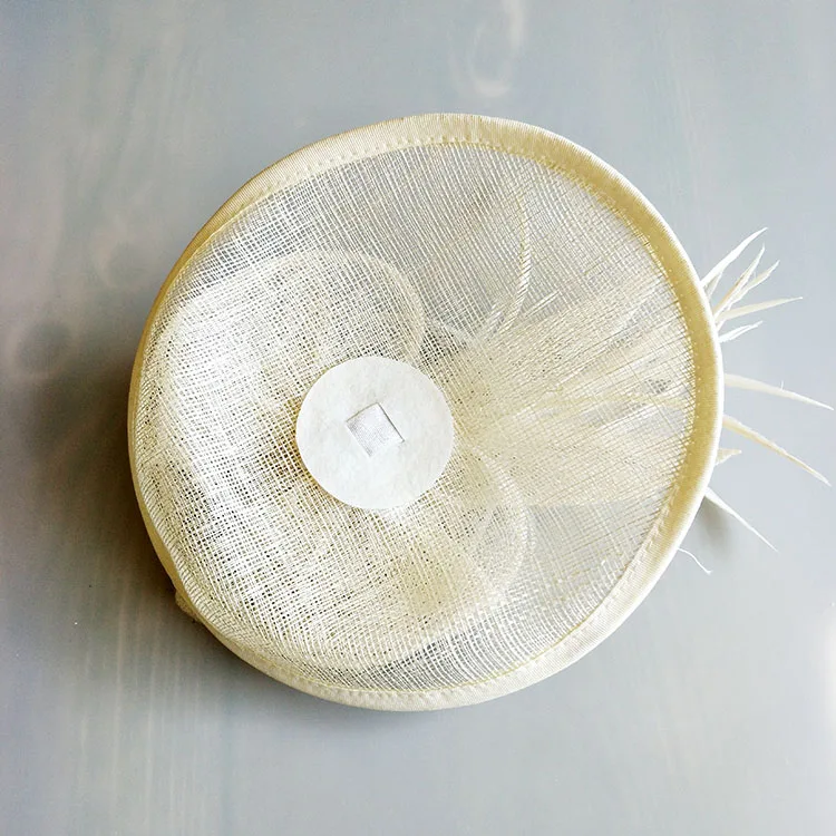 
British Ladies Wedding Derby Formal Feather Hair Clip Hat Fascinators Headband For Women 