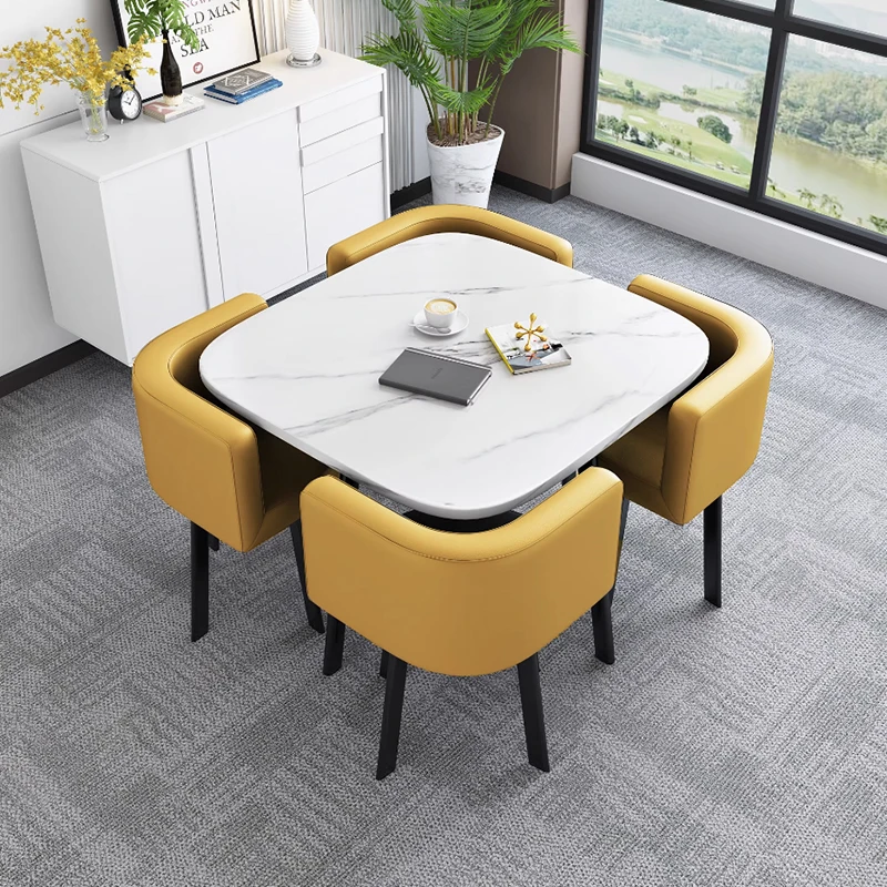 SUKE Modern Wholesale Durable Dining Table A Set Of 4 Seat Kitchen Table Table And Chair Home Furniture