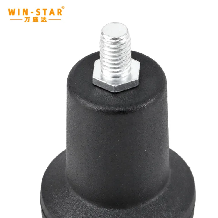 WINSTAR Kitchen Cabinets Feet Legs Plastic Sofa Leg  Sanded Round Plastic Black Legs