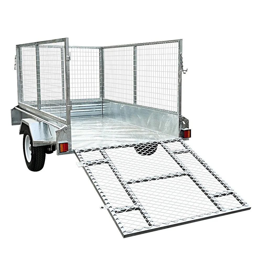Quality Trustworthy Hot-Dipped Galvanized Single Axle Box Trailer(SWT-BT64-L)