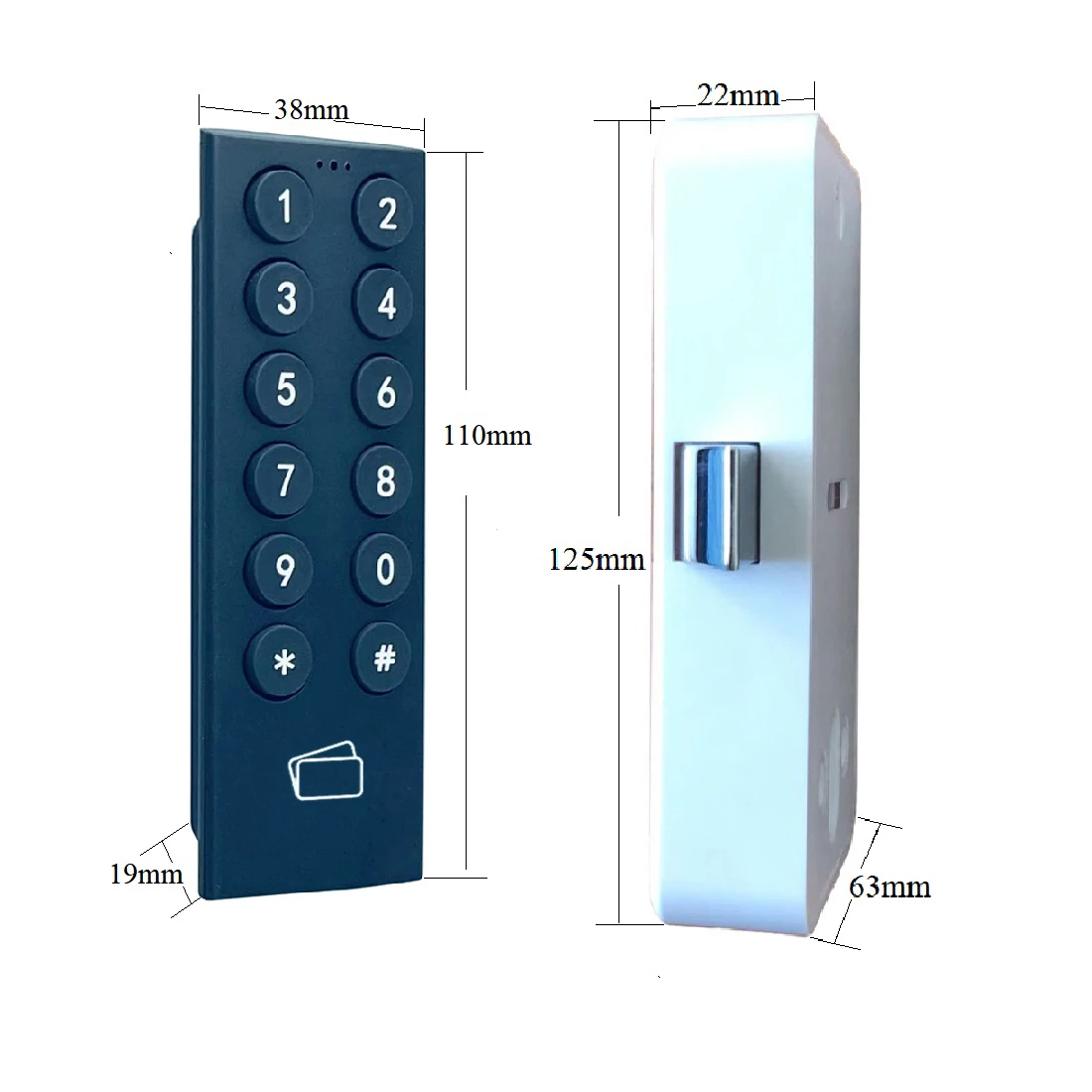 GIS Smart Factory New Arrival 4-10 Pin Code Keyless Electronic Rfid Password Cabinet Locker Lock Smart Digital Wardrobe Lock