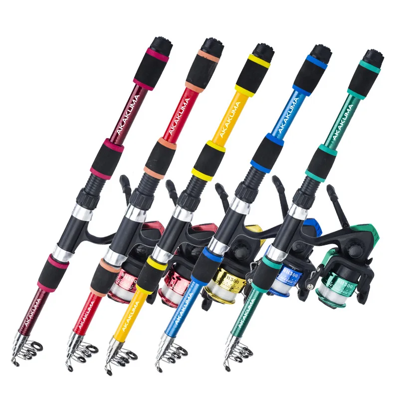 Wholesale 1.8M Sea Rods Combo Ultra Hard Portable Sea Rod Long Throw Fishing Rod Fiberglass Fishing Pole