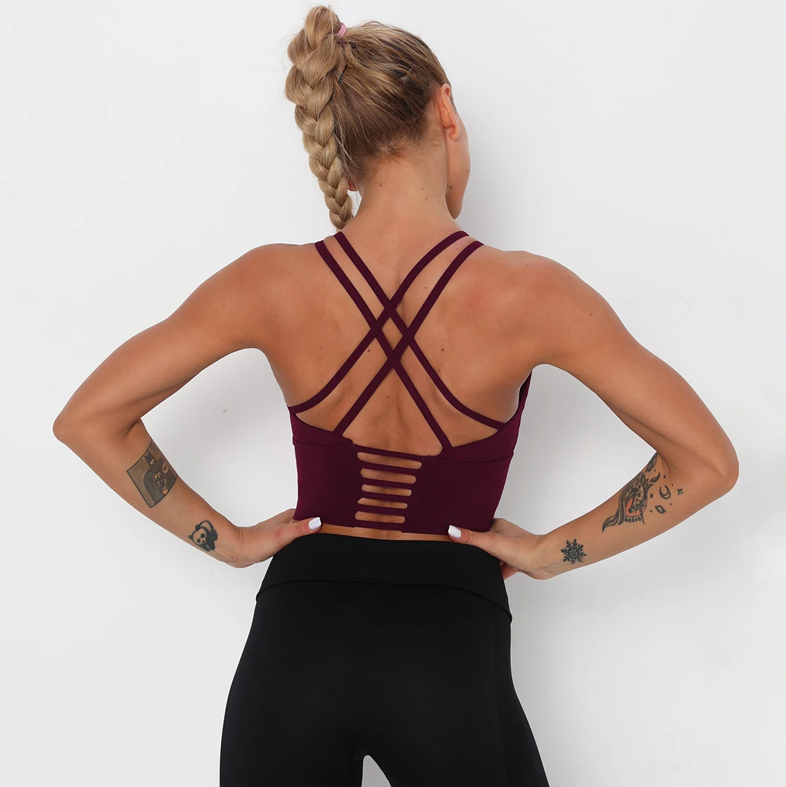 Workout Yoga Clothes Activewear Ladies Gym Sports Bra