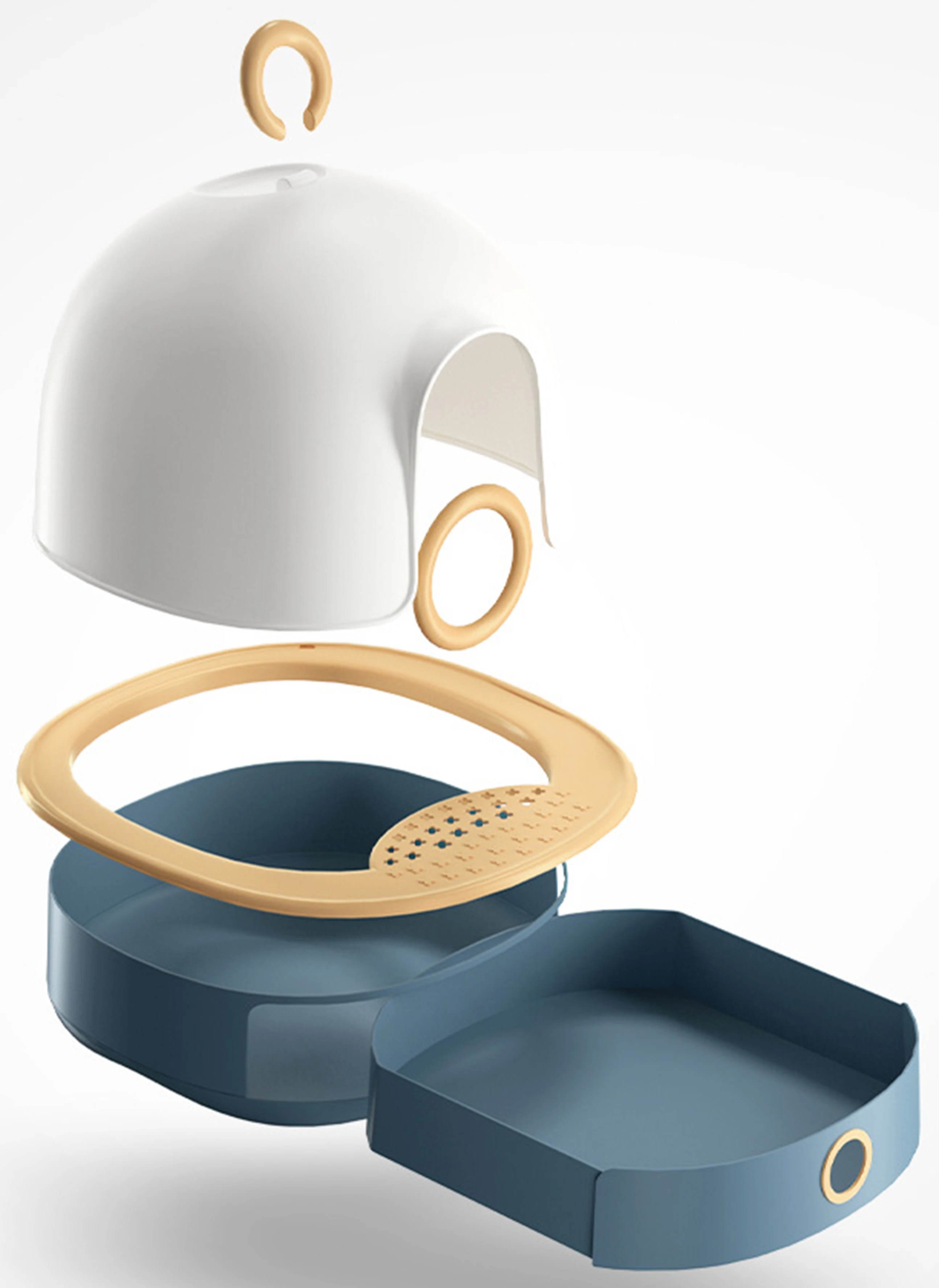 Pet Cat Litter Sand Fully Enclosed Pet Toilet Pet Product Cat Supplies Large Space Cat Toilet Box for Sale