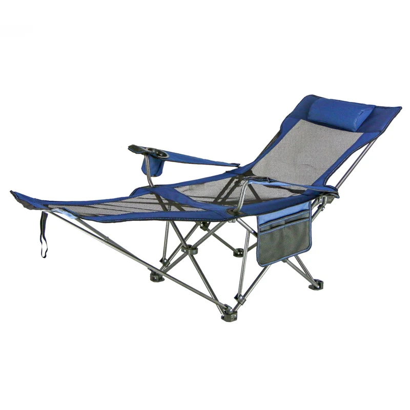 Wholesale Heavy Duty Padded Camping Outdoor Chair with Lumbar Support and cooler bag