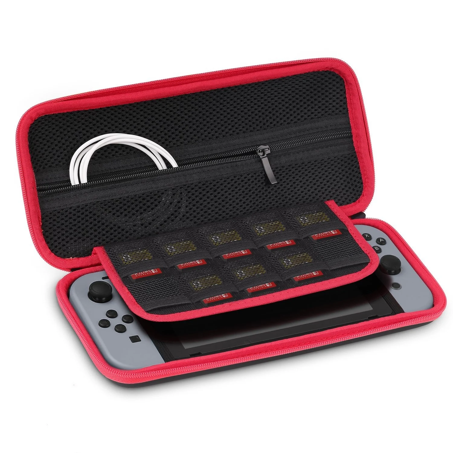 Shockproof EVA Video Game Case Storage Zipper Pouch for Nintendo Switch Console Accessories Bag