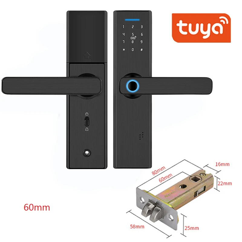 G-Tech plus Smart Home Bedroom Door Lock Security Intelligent Lock With Tuya APP Password RFID Door Lock