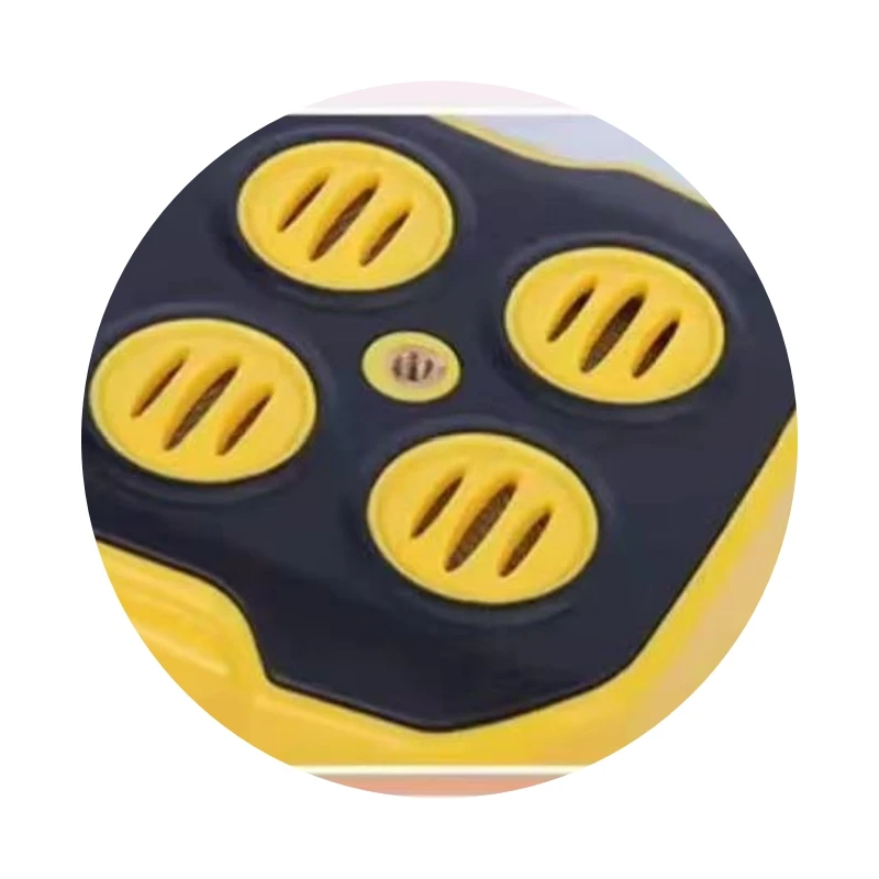 2024 New design yellow light weight portable perfect performance CH4/H2S/CO/O2 multi-gas detector
