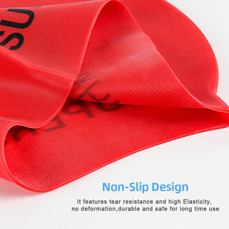 Women Silicone Swim Cap  High Elasticity Swimming Caps Custom Logo Low MOQ Women Easy Return Swimming Caps