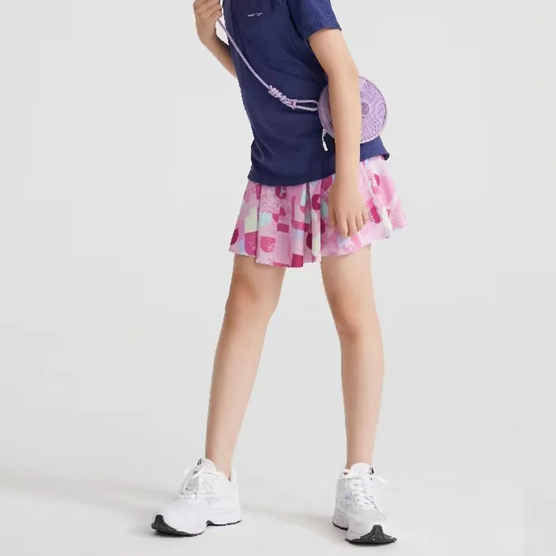 ODM kids activewear colorful tennis skirt soft dancing skirts