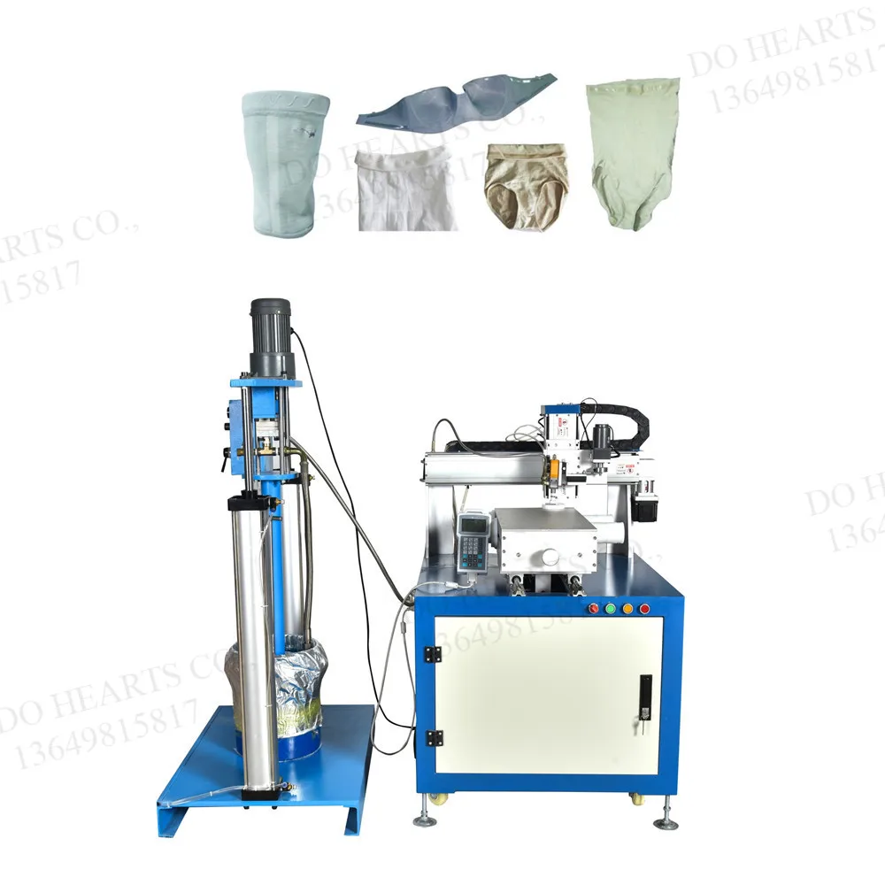 High Quality seamless silicone narrow fabric coating machine for underwear bra tapes coating