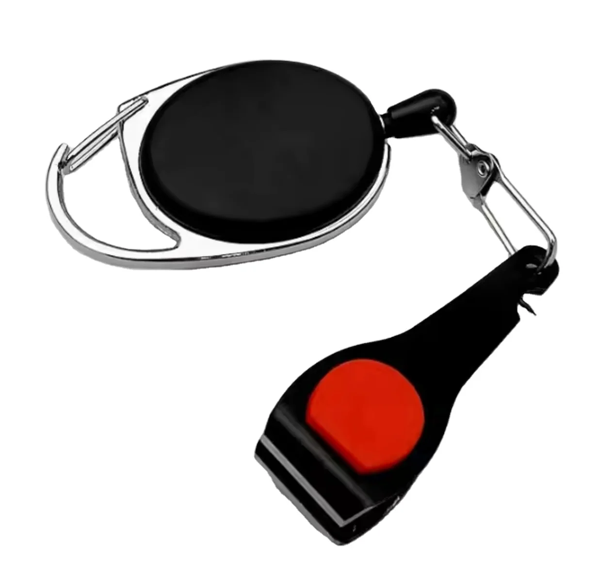 Fishing Line Cutter Pliers Hook Sharpener Retractable Rope With Easy Pull Buckle Fishing Gear