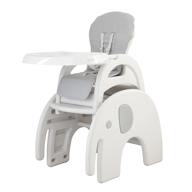 Многофункциональный пластиковый 3 в 1 стул для кормления Регулируемый простой в установке детский стул для кормления