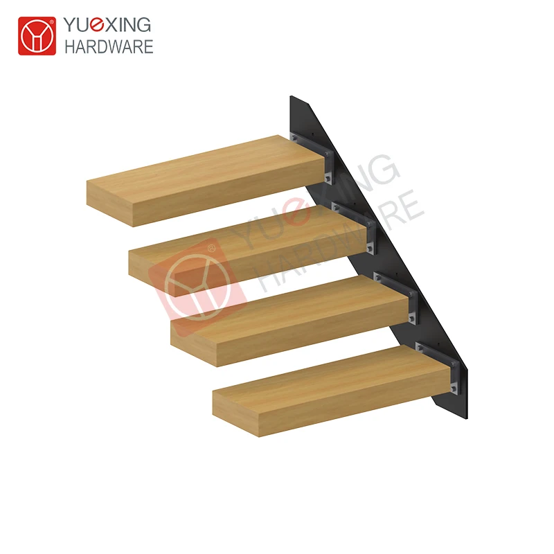 Revolutionize Your Living Space: Sleek Modern Floating Stairs with Robust Metal Construction