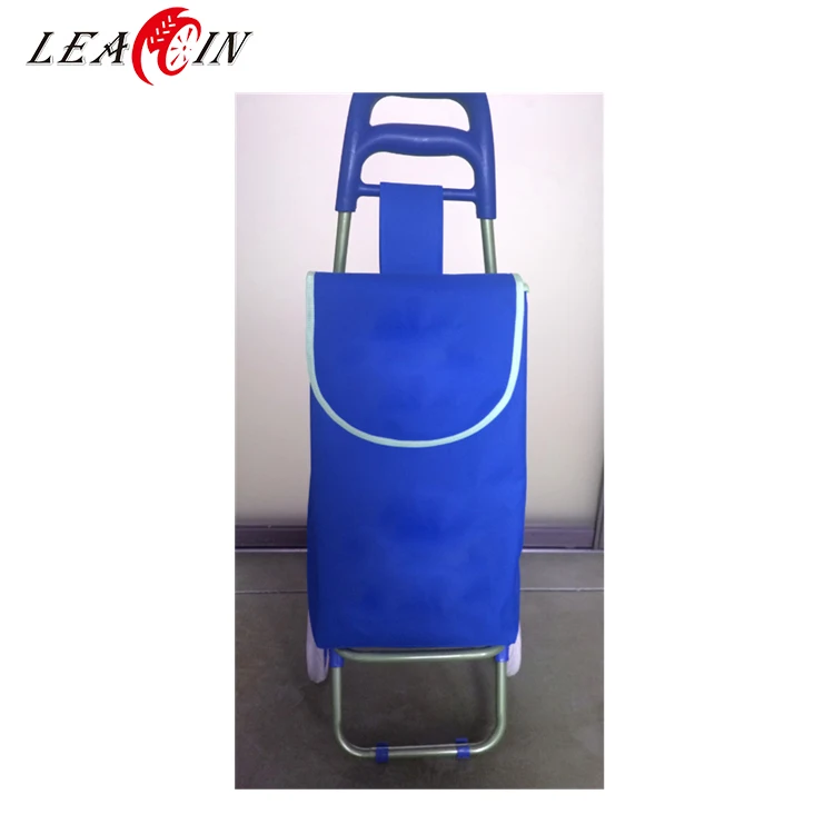 Good price shopping trolley with canvas bag
