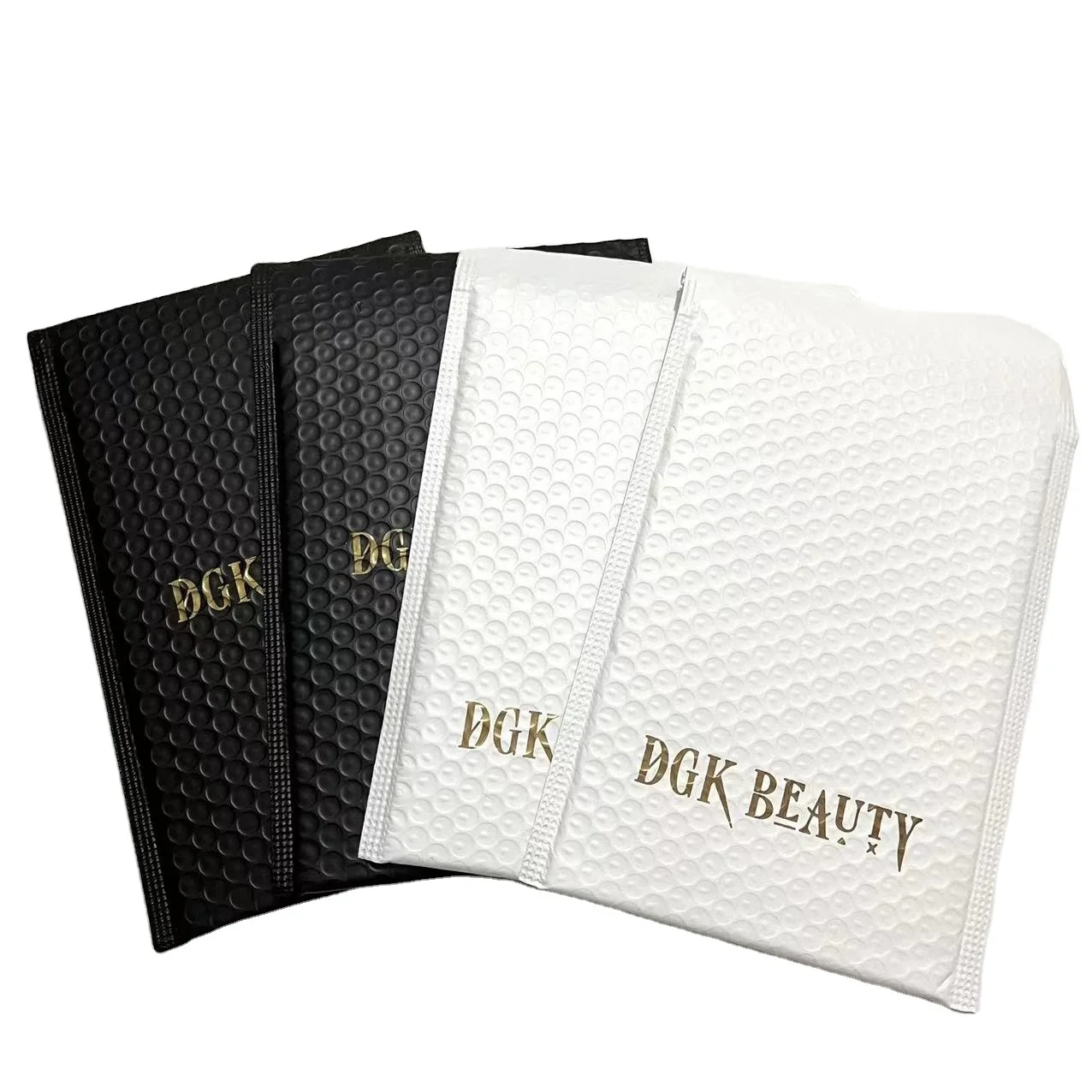 Yellow shipping mailing bag for clothes design envelope packaging express bag packaging custom logo printed bubble mailer