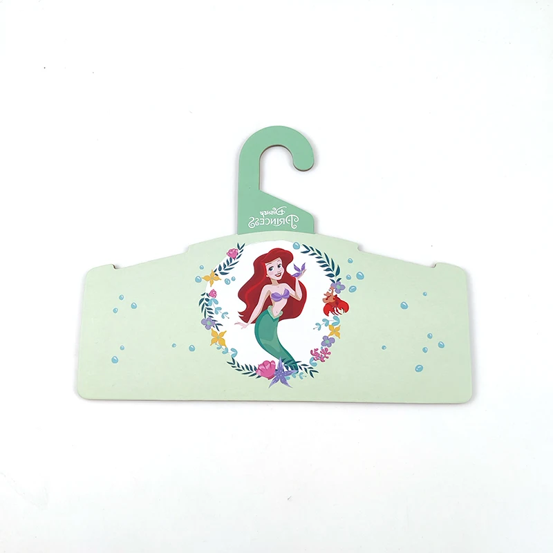 Customized Factory price customized Eco friendly kids adult coat cardboard board hangers with logo printed