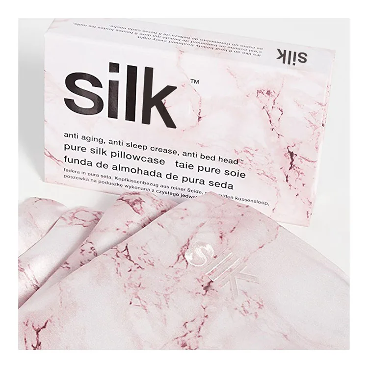 printed floral 6a grad pattern acne removal charmeuse marble 100% pure mulberry silk pillow case pillowcases