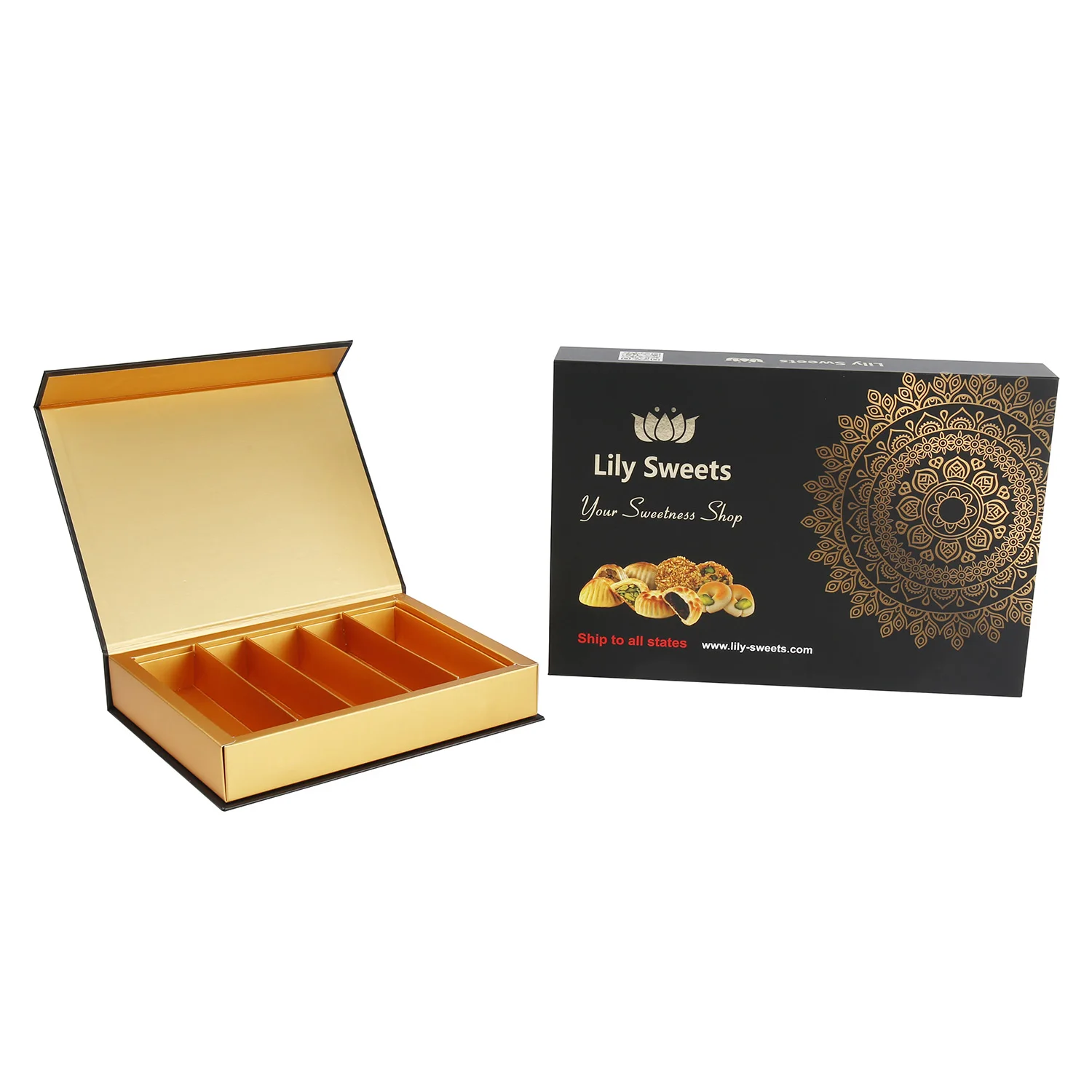 pre made ribbon bows for chocolate box luxury giveaway wedding ramadan chocolate gift packaging box