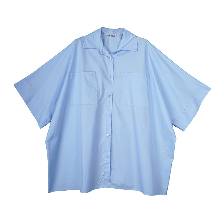 
Made in Italy Elegant Shirts Short Sleeve Shirt Woman Printed Ladies Blouses For Women 