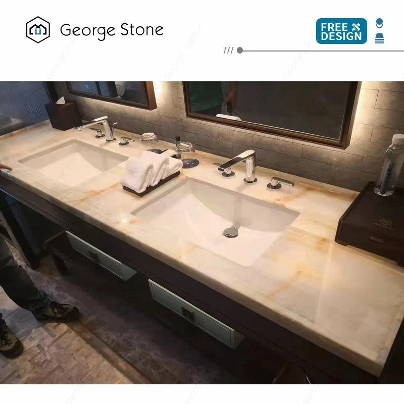 Factory Price Large Big Snow White Crystal Onyx Stone Stock Marble Carrera Slab Floor Tile With Orange Gold Brown Yellow Veins