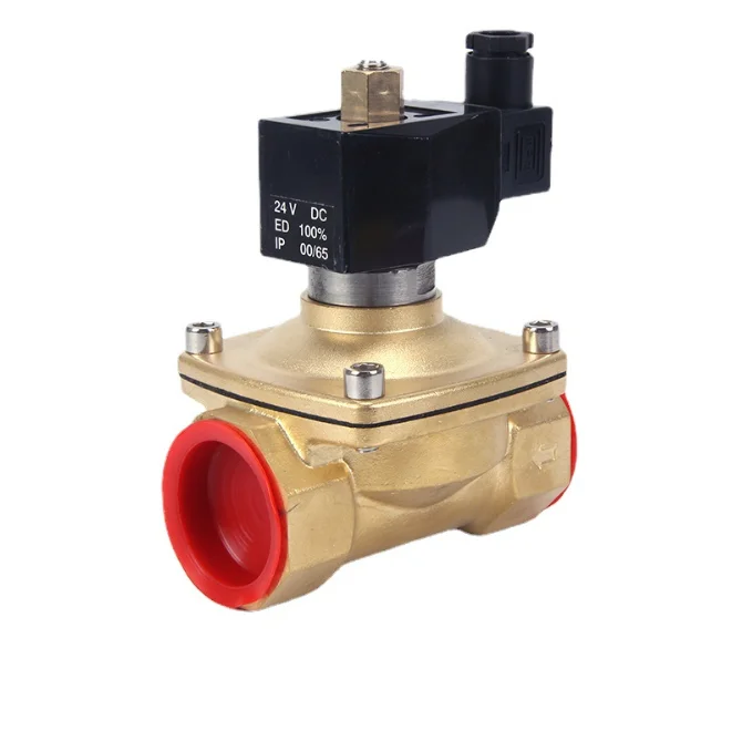 High quality 1/2inch 2-way direct acting normally open Brass solenoid valve