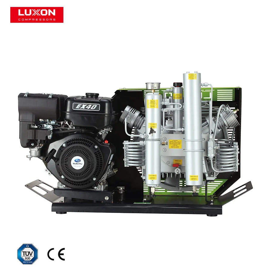 LUXON GMC 215/265/300/ET STD Semi-Portable high pressure breathing air compressor EN12021 (scuba diving & firefighting)